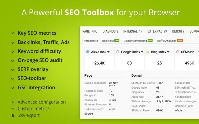 SEOQuake SEO Tool