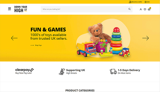 CS-Cart multi-vendor marketplace website project interface