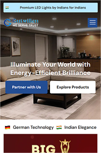 Gutwillen lighting products website developed by Wisitech to showcase products and generate dealer and customer inquiries.