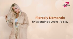 Custom web graphic for ZARTA.co showcasing 10 Valentine's Looks that are Fiercely Romantic, maximizing engagement for holiday sales.