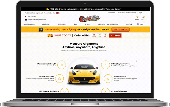 Screenshot of the QuickTrick Alignment intuitive, conversion-friendly ecommerce platform, showcasing the tangible Results & Impact delivered by Wisitech.