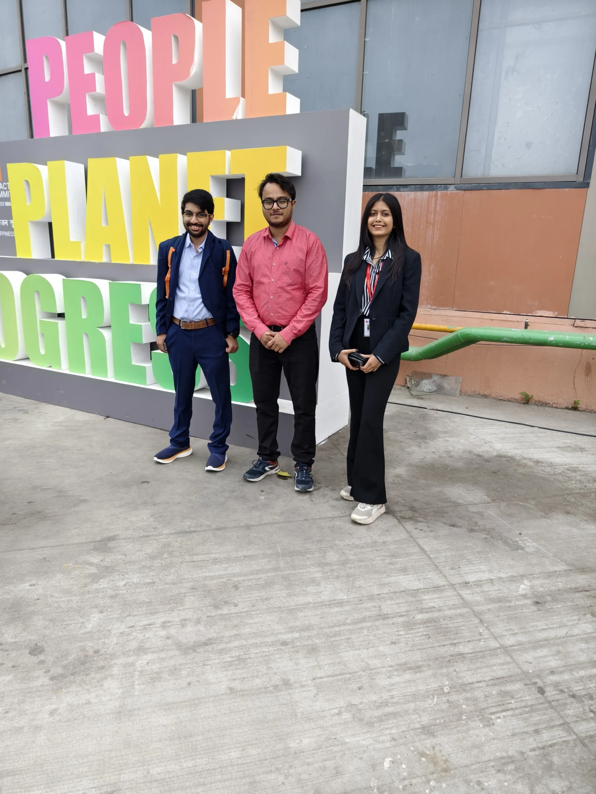 People Planet Progress message at AI summit New Delhi 2026