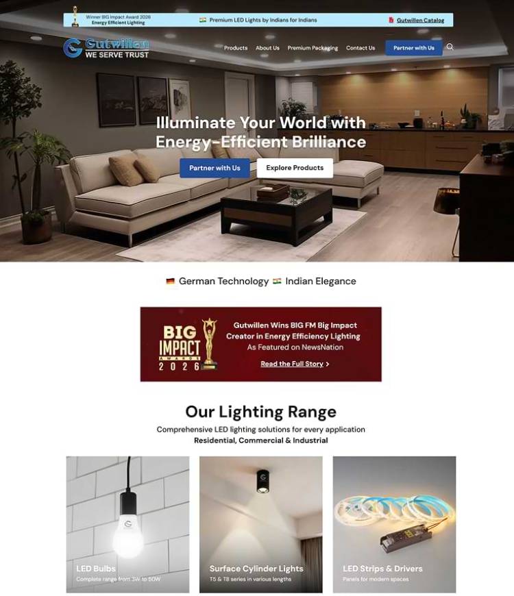 Ecommerce website design for Gutwiller furniture brand