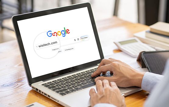 WooCommerce development company Witstech showcasing website on laptop