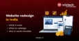 Website redesign cost in India with pricing factors, redesign planning, and cost comparison