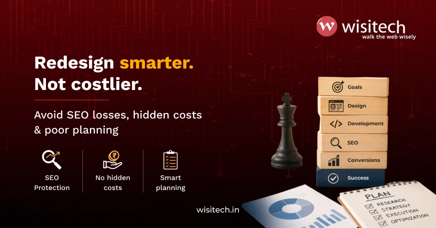 Website redesign cost in India highlighting SEO risks, hidden costs, and redesign best practices
