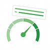 Website speed optimization illustration representing faster performance, Core Web Vitals improvements, and better mobile experience