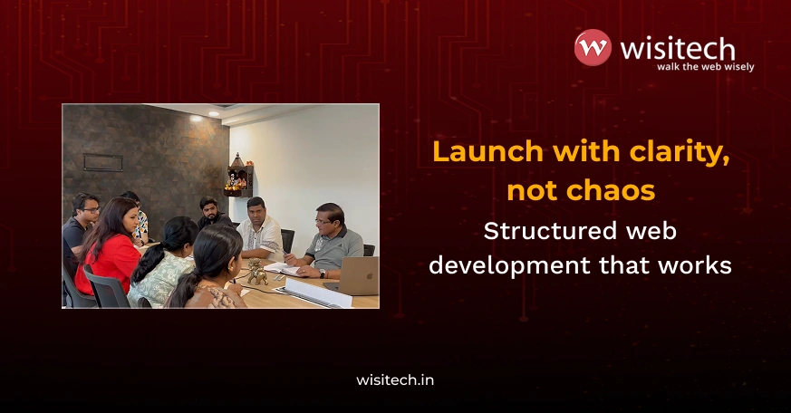 Build smarter with Wisitech’s website development services designed for reliability and scale.