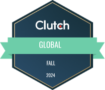 Clutch Global Award 2024 recognizing excellence in digital services and business growth solutions