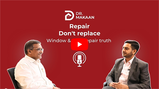 Dr. Makaan interview explaining the differences between window repair and replacement for homeowners.