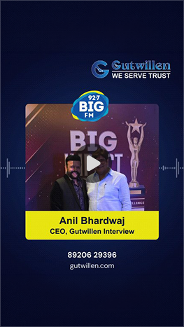 Gutwilllen reel featuring CEO Anil Bhardwaj discussing the brand, products, and business growth.