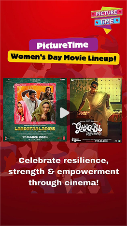 PictureTime Women's Day movie lineup reel promoting special movie screenings and cinema experiences.
