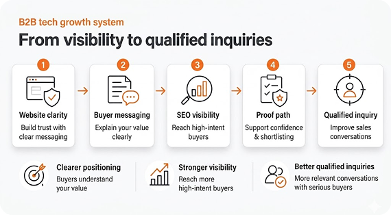 SaaS B2B growth system for qualified lead generation