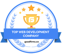 Award recognizing excellence in custom web development and digital solutions