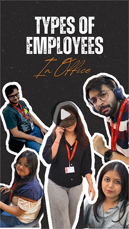 Creative office culture reel by Wisitech featuring different employee personalities in the workplace.
