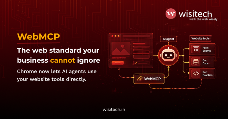 WebMCP showing AI agents using website tools directly through Chrome
