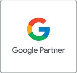 Google Partner certification badge representing official Google Ads partner recognition