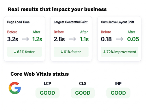 core web vitals optimization services