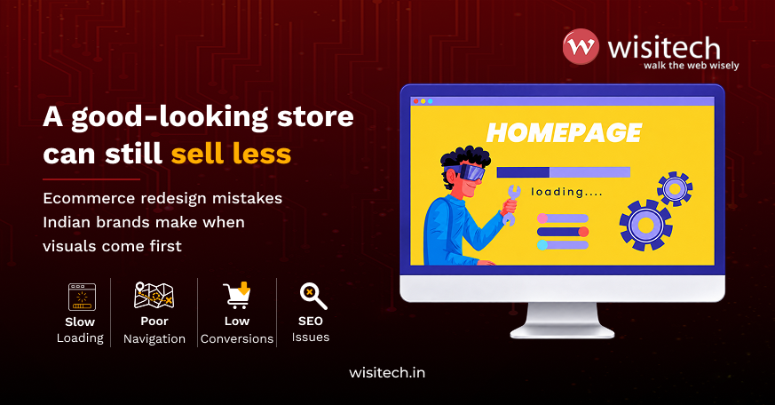 Ecommerce website redesign focused on improving navigation, performance, user experience, SEO, and conversions.