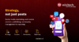Social media marketing cost in India shown through a digital marketing dashboard with strategy, content, ads, and results.