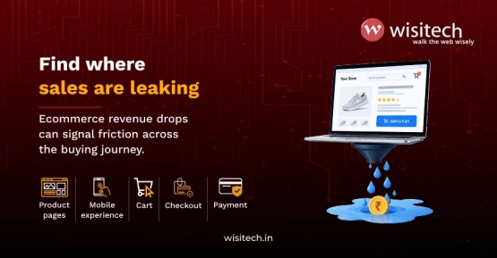 Ecommerce revenue down caused by website conversion and checkout problems