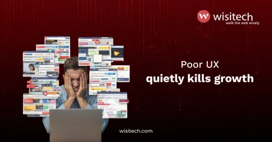 Small business website showing poor user experience across mobile and desktop