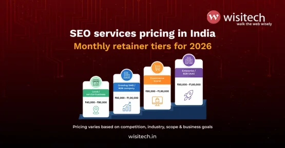 SEO services pricing in India monthly retainer tiers by business type in 2026