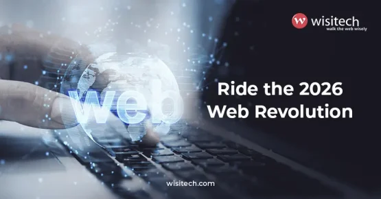 Web development trends 2026 including AI, mobile optimization, cybersecurity, voice search, and sustainability