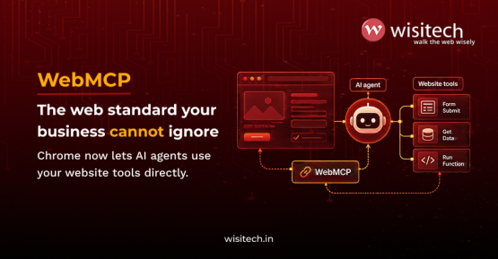 WebMCP showing AI agents using website tools directly through Chrome